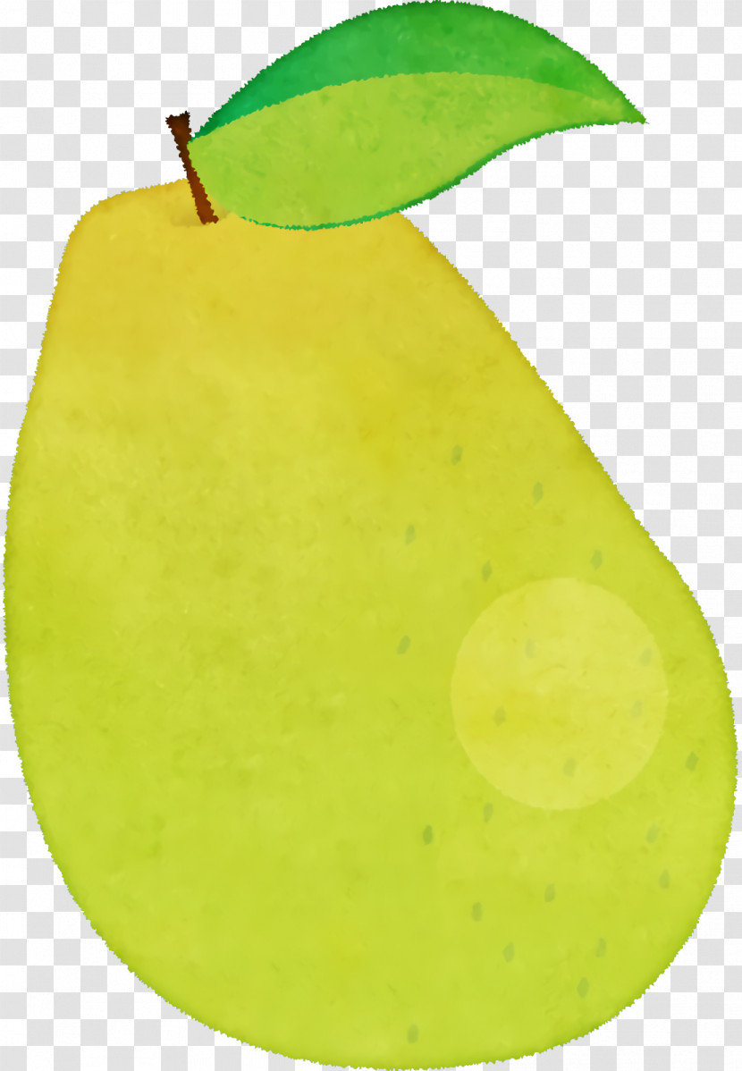 Pear Leaf Green Apple Transparent PNG