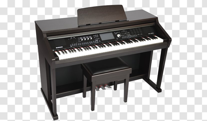 Digital Piano Electric Electronic Keyboard Pianet Player - Musical Instruments Transparent PNG