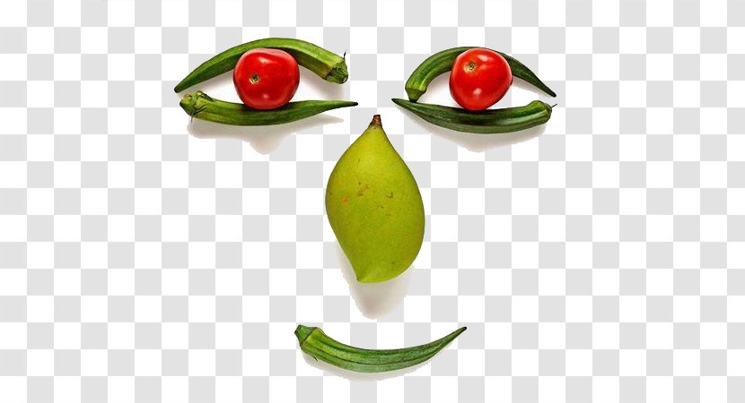 Vegetable Face Fruit Stock Photography Tomato - Mango - Smiley Composed Of Fruits And Vegetables Transparent PNG