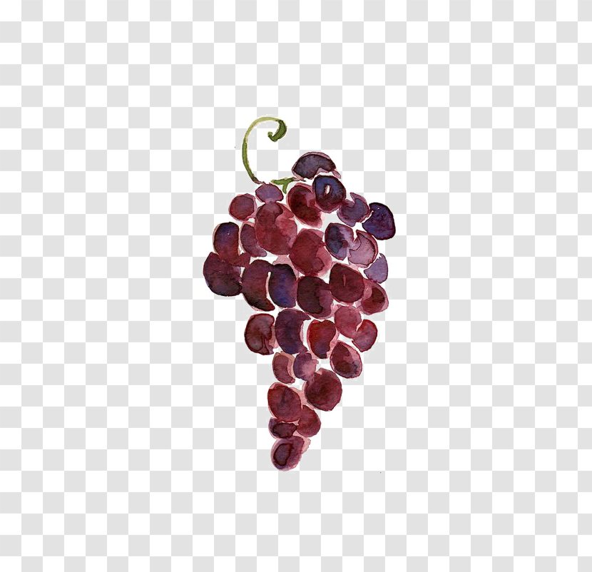 Red Wine Merlot Juice Must - Grape Transparent PNG
