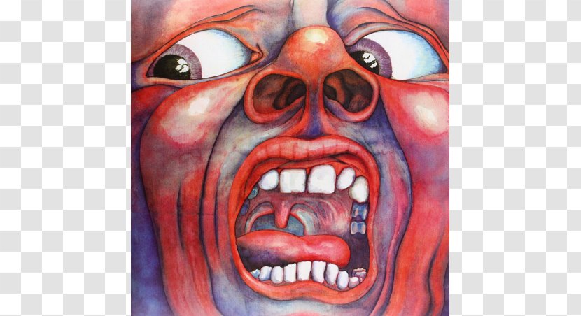 In The Court Of Crimson King LP Record Progressive Rock - Flower Transparent PNG