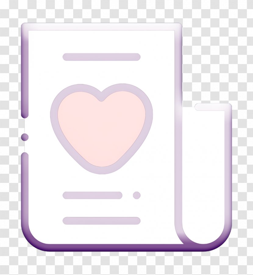 Heart Icon Love Marriage - Material Property Lilac Transparent PNG