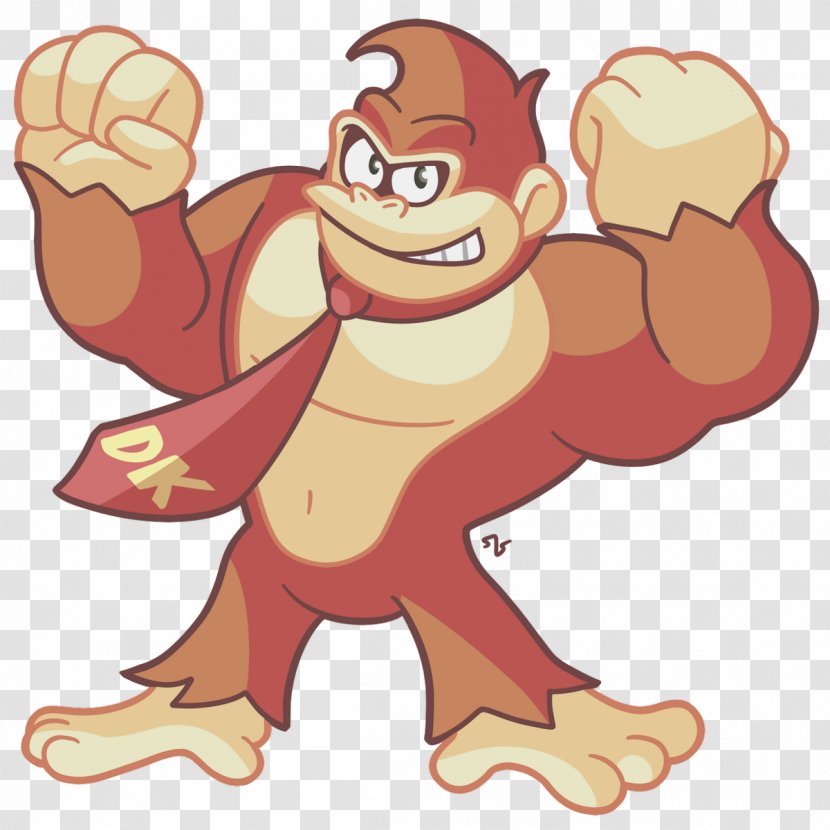 Human Clip Art Illustration Thumb Carnivores - Frame - Donkey Kong Tropical Freeze Transparent PNG