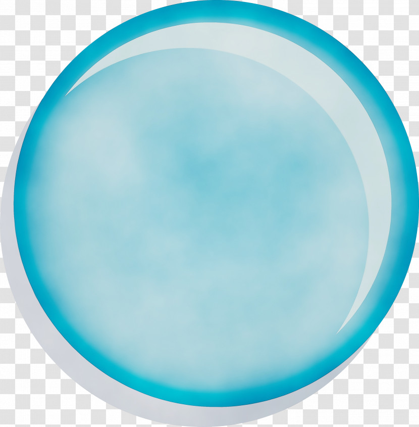 Aqua Blue Turquoise Turquoise Circle Transparent PNG