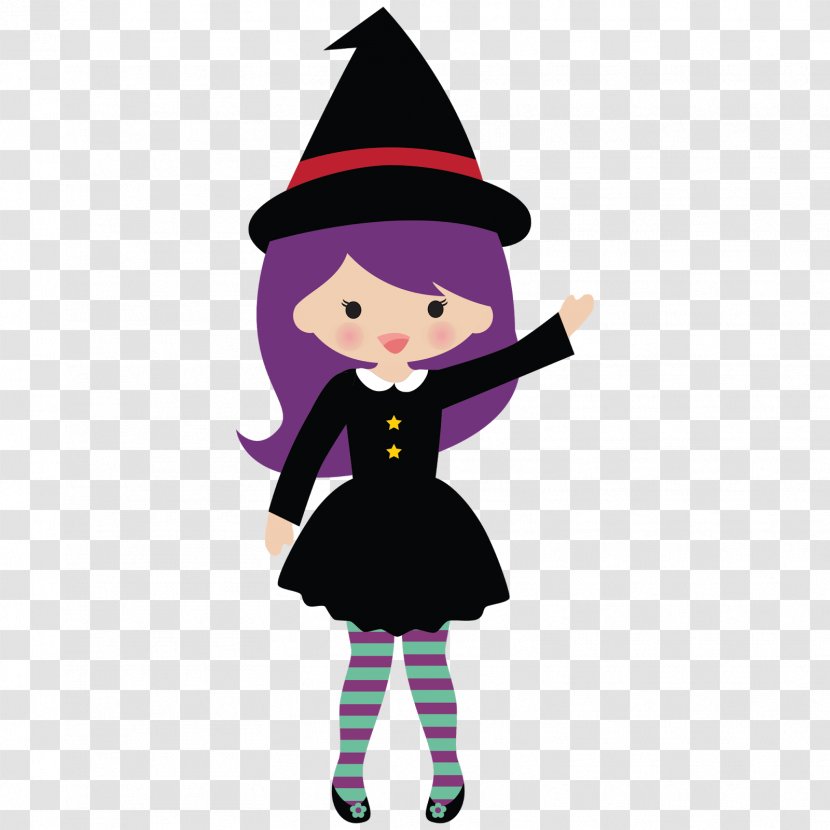 Witchcraft Clip Art - Purple - Witch Transparent PNG
