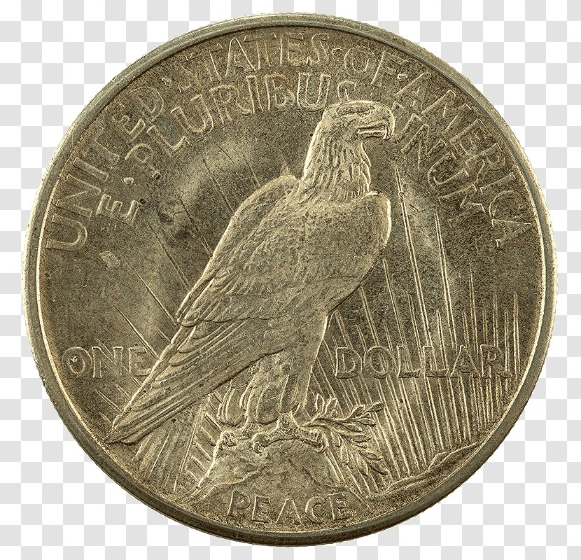 Quarter Peace Dollar Coin Morgan United States Transparent PNG