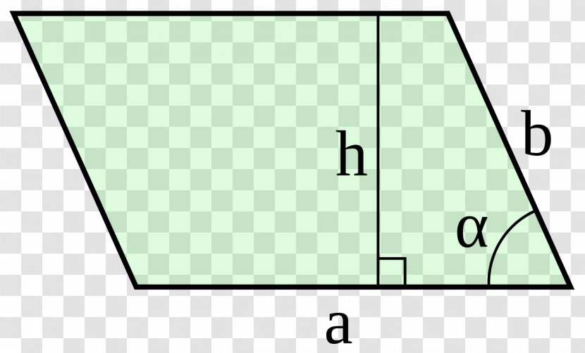 Perimeter Rectangle Area Trapezoid Parallelogram - Green - Rhombus Transparent PNG