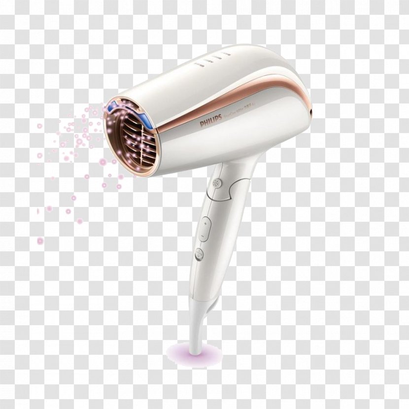 Hair Dryer Beauty Parlour Negative Air Ionization Therapy Philips - High-power Modeling Tools Transparent PNG