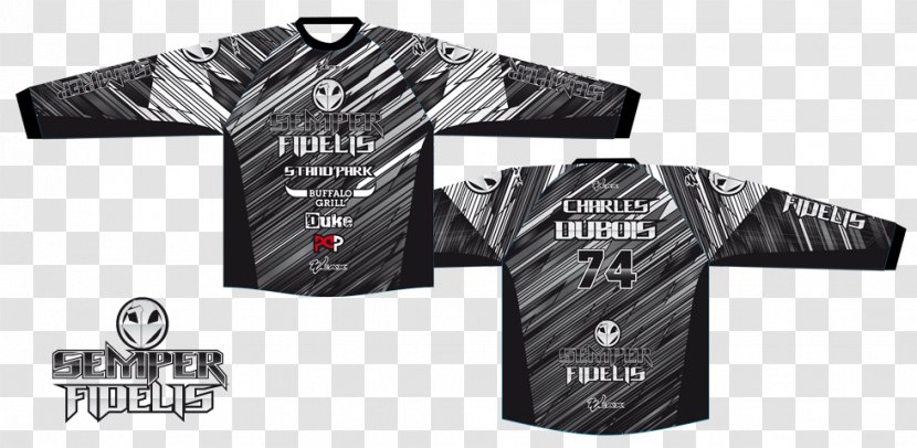 T-shirt Jersey Semper Fidelis Paintball - Brand Transparent PNG