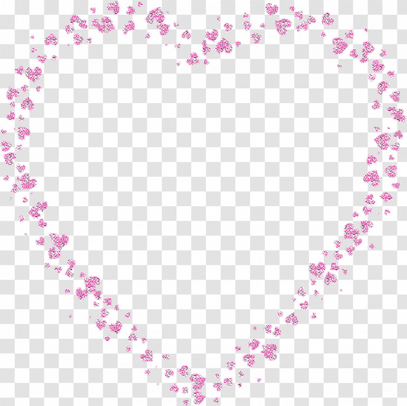 Pink Heart Heart Body Jewelry Transparent PNG