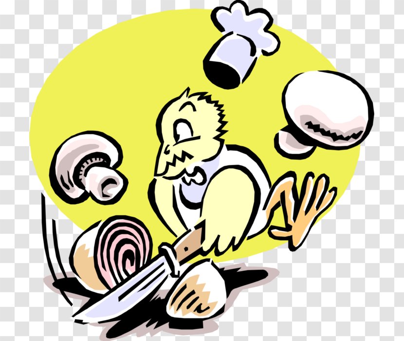 Clip Art Illustration Vector Graphics Image Chef - Yellow - Mushroom Transparent PNG