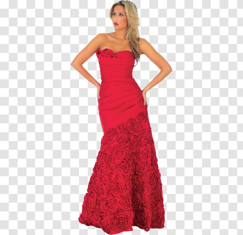 Party Dress Red Gown Cocktail - Clothing Transparent PNG