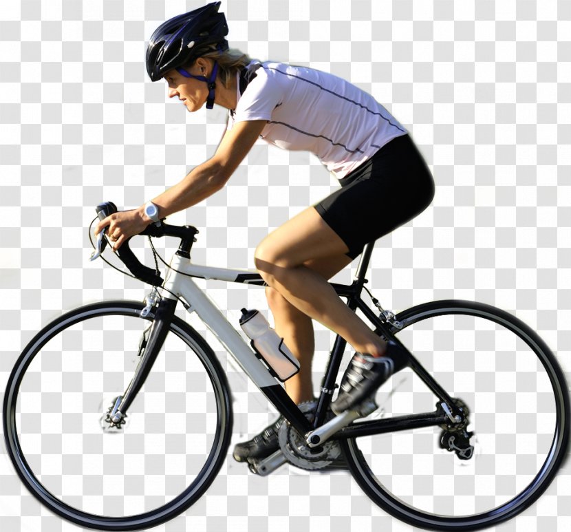 Cycling Bicycle Architectural Rendering - Hybrid - Rider Transparent PNG