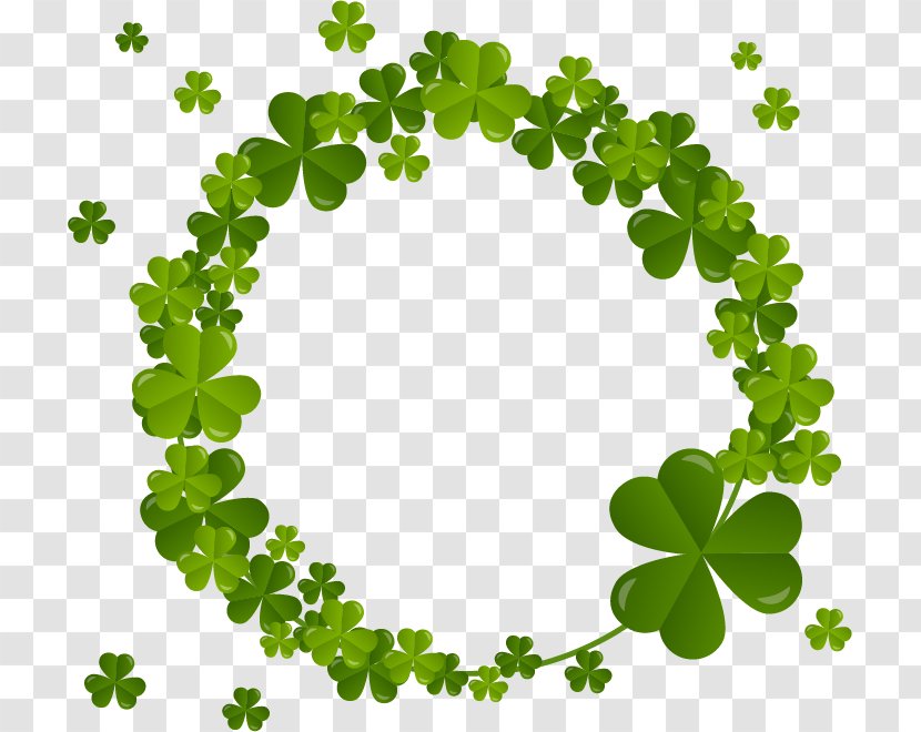 Ireland Four-leaf Clover Shamrock Saint Patricks Day Transparent PNG