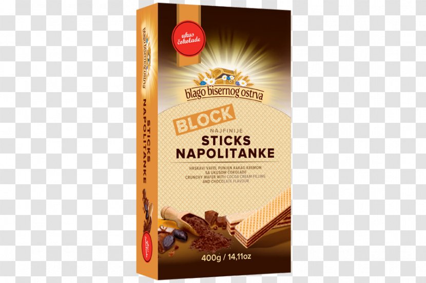 Neapolitan Wafer Chocolate Breakfast Cereal Cocoa Bean - Superfood - Stick Transparent PNG
