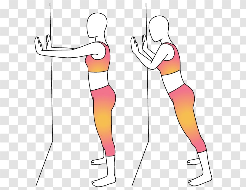 Push-up Exercise Physical Fitness Dip Wall - Watercolor - Frame Transparent PNG