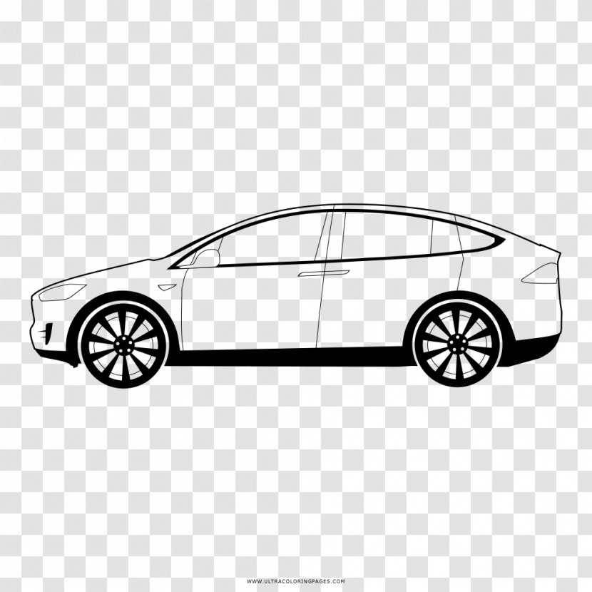 Toyota Prius Car Tesla Model X - Truck Transparent PNG