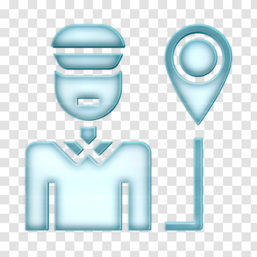 Maps And Location Icon Delivery Man Icon Logistic Icon Transparent PNG