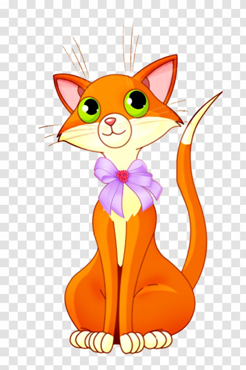 Cat Kitten Clip Art - Dog Like Mammal - Ginger Transparent PNG