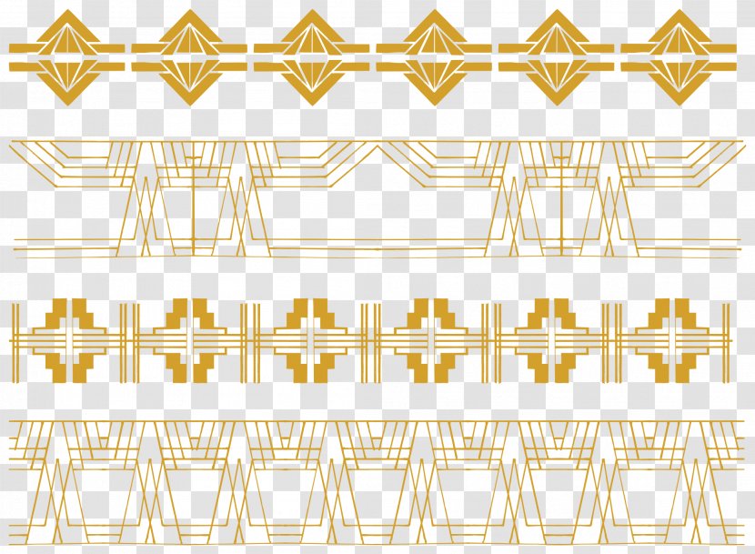 Art Angle - Material - Gold Corners Vector Transparent PNG