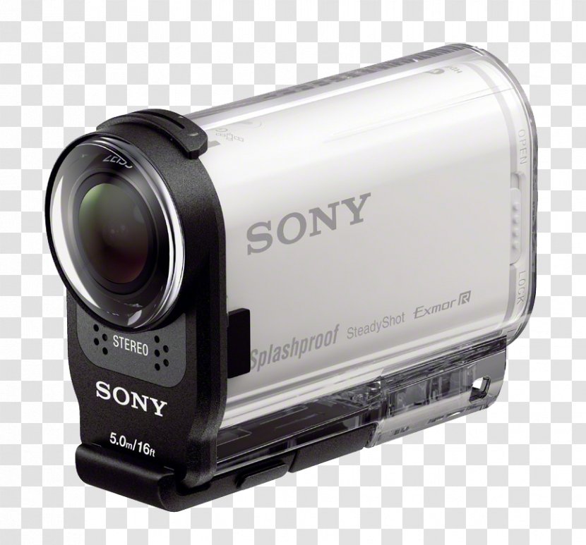 Sony Action Cam HDR-AS200V Camera Digital Cameras Camcorder - Highdefinition Video Transparent PNG