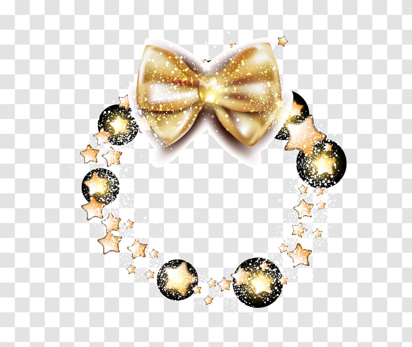 Butterfly Christmas Gold - Jewellery - Vector Golden Festival Transparent PNG