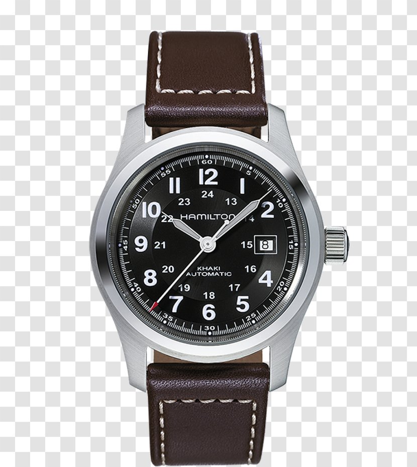 Hamilton Khaki King Field Auto Watch Company Strap Transparent PNG