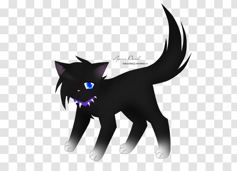 Black Cat Kitten Warriors Whiskers - Cinderpelt Transparent PNG