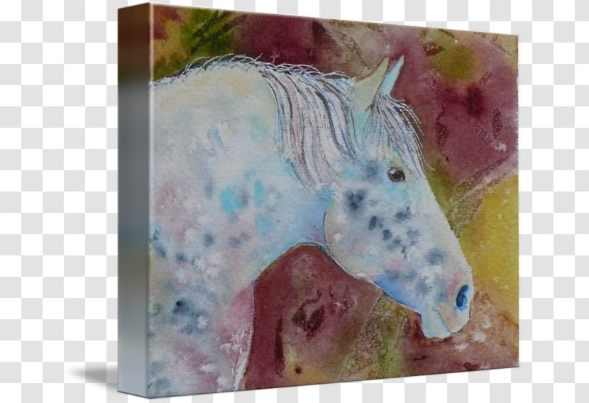 Watercolor Painting Horse Art - Purple Transparent PNG