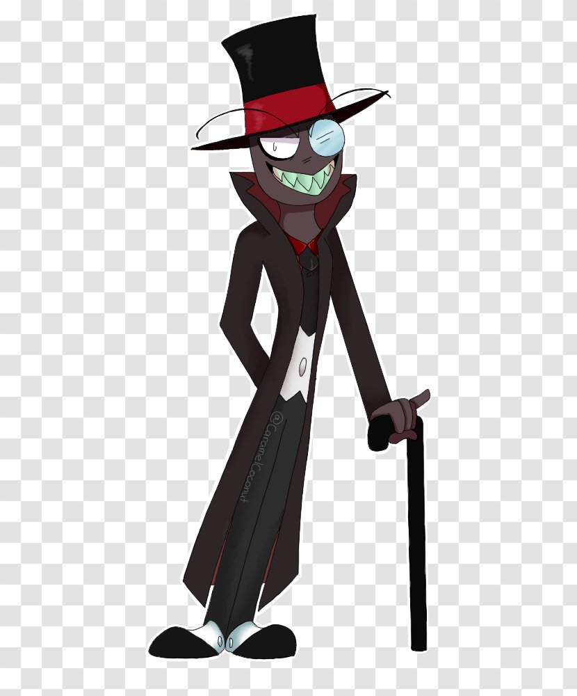 Black Hat Villain Character - Gentleman - Villainous Transparent PNG