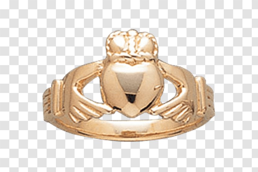 Claddagh Ring Silver-gilt 01504 - Jewellery Transparent PNG