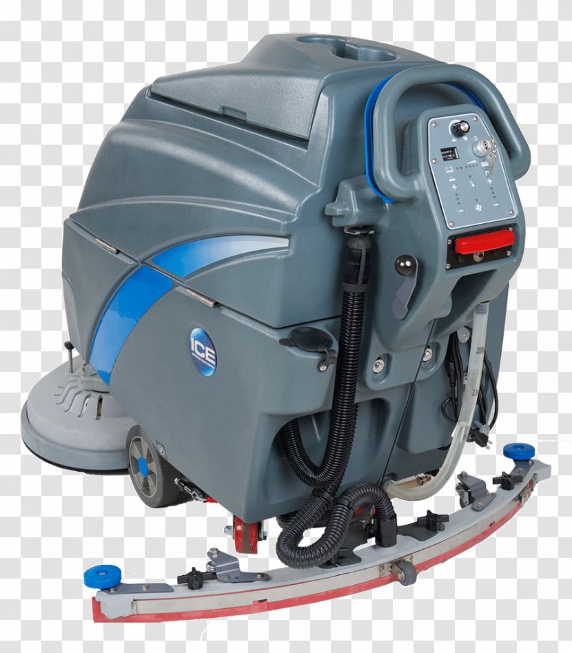 Floor Scrubber Machine Cleaning - Ice Transparent PNG