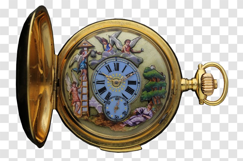 Pocket Watch Clock The European Fine Art Fair Antique - Beauty - Roman Numeral Transparent PNG