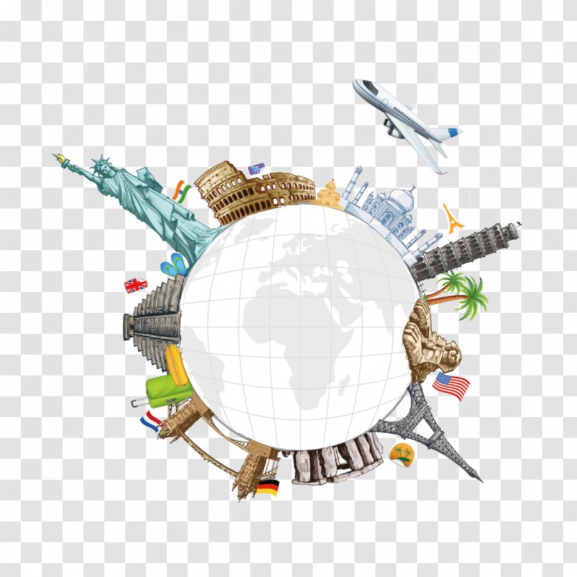 World Travel Clip Art - Landmark - Global Transparent PNG