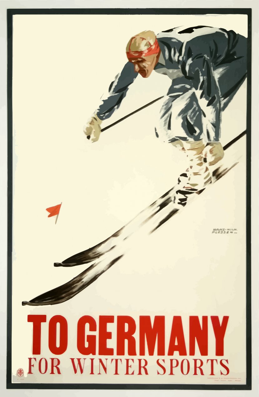 Germany Poster Artist Skiing - Sport Transparent PNG