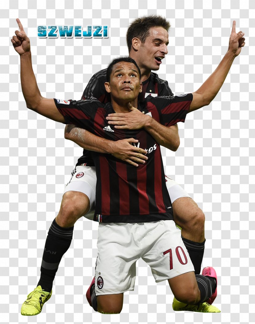 Carlos Bacca A.C. Milan Team Sport Italy National Football Sevilla FC - Player Transparent PNG