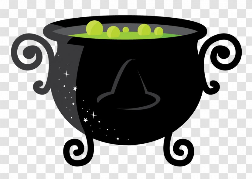 Clip Art Image Witch Party Halloween - Cookware And Bakeware - Planta Muerto Transparent PNG