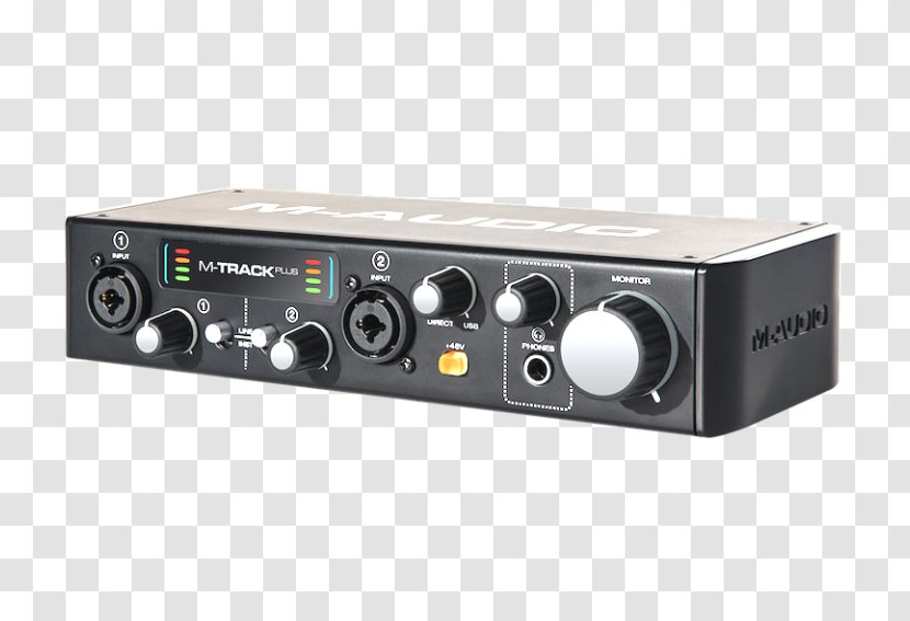 Digital Audio M-Audio M-Track Plus II Sound Cards & Adapters - USB Transparent PNG