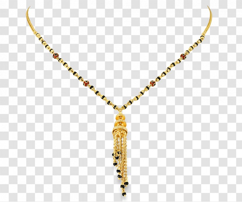 Mangala Sutra Jewellery Gold Carat Necklace Transparent PNG