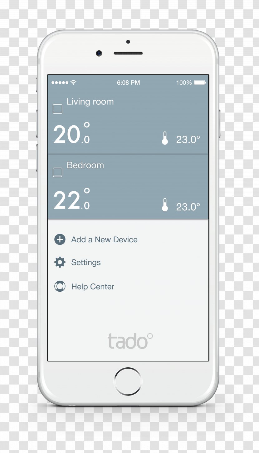 Tado Smart Radiator Thermostat Tado° Wireless Head ° Starter Kit Heating Radiators - Gadget - Telephony Transparent PNG