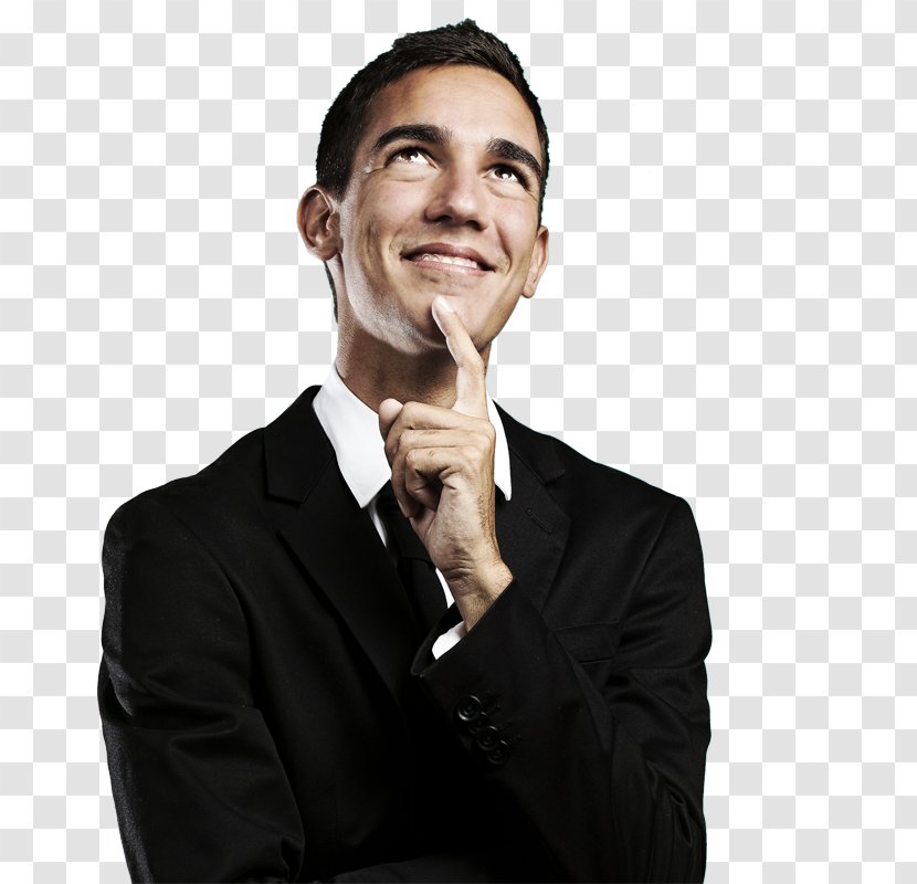 Stock Photography Man Looking Up - Executive Officer - Thinking Transparent PNG