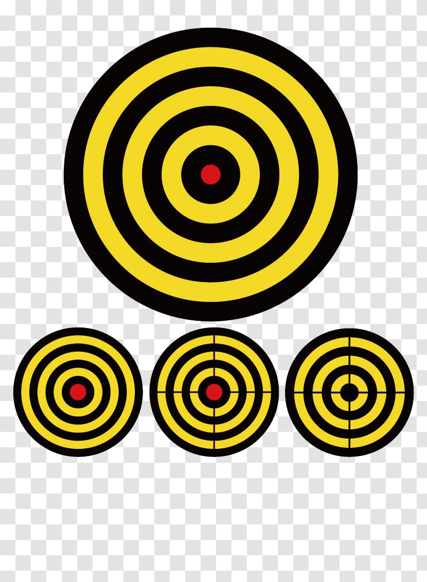 Shooting Target Bullseye Market - Darts - Cartoon Gun Transparent PNG