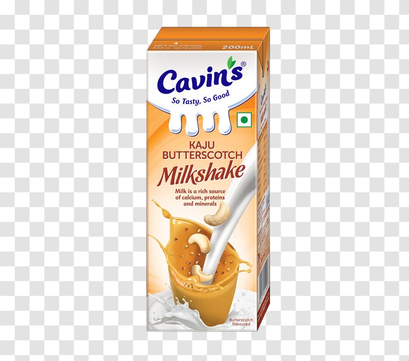 Cavin's Milkshake Chocolate Milk Butterscotch - Flavored - Mango Transparent PNG