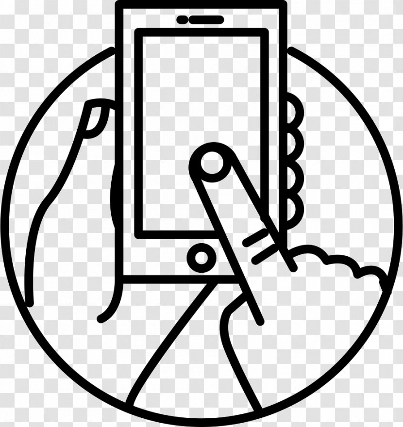 Mobile Phones Touchscreen - Symbol - Web Design Transparent PNG
