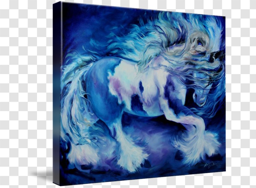 Gypsy Horse American Paint Paso Fino Art Oil Painting Reproduction - Organism Transparent PNG