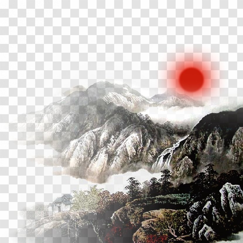 Qingming China Dongzhi Traditional Chinese Holidays Calendar - Hard Drives - Sunrise Jianghua Red Wins Fire Transparent PNG