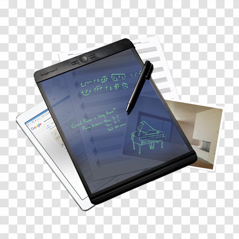 Paper Handwriting Recognition Multimedia - Computer Accessory - Boogie Board Transparent PNG