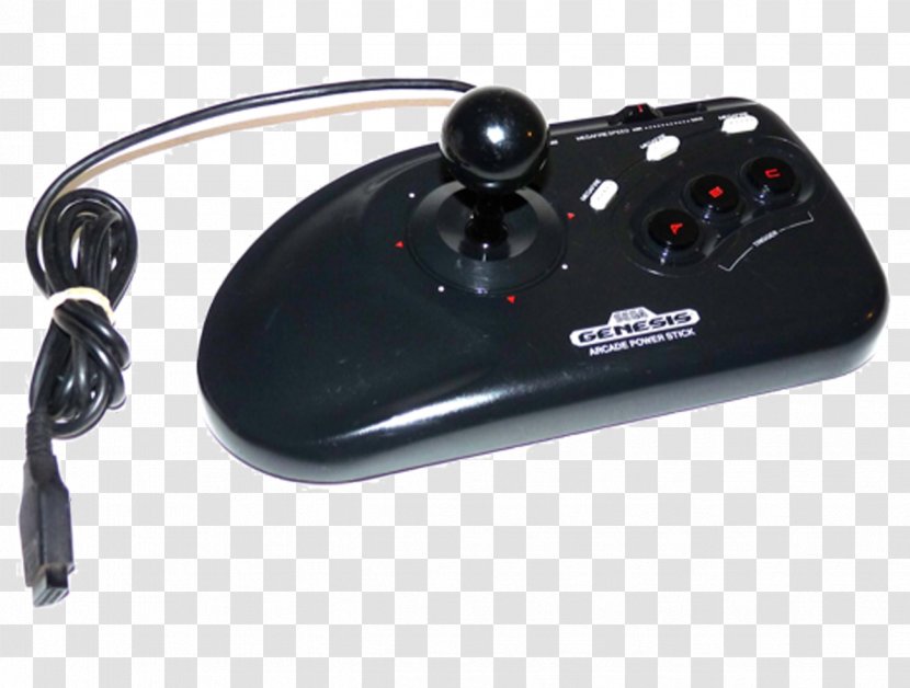 Game Controllers Joystick Xbox 360 Sega Genesis Collection Mega Drive - Electronics Accessory Transparent PNG
