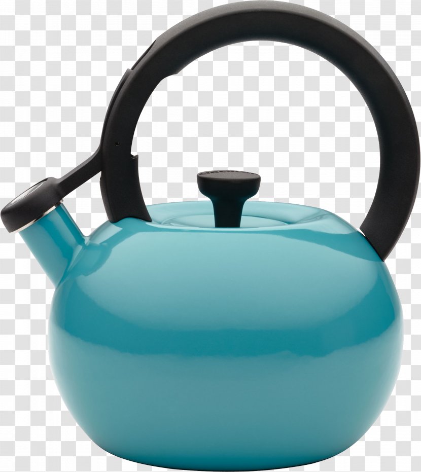 Teapot Kettle Kitchen Stove - Blue Image Transparent PNG
