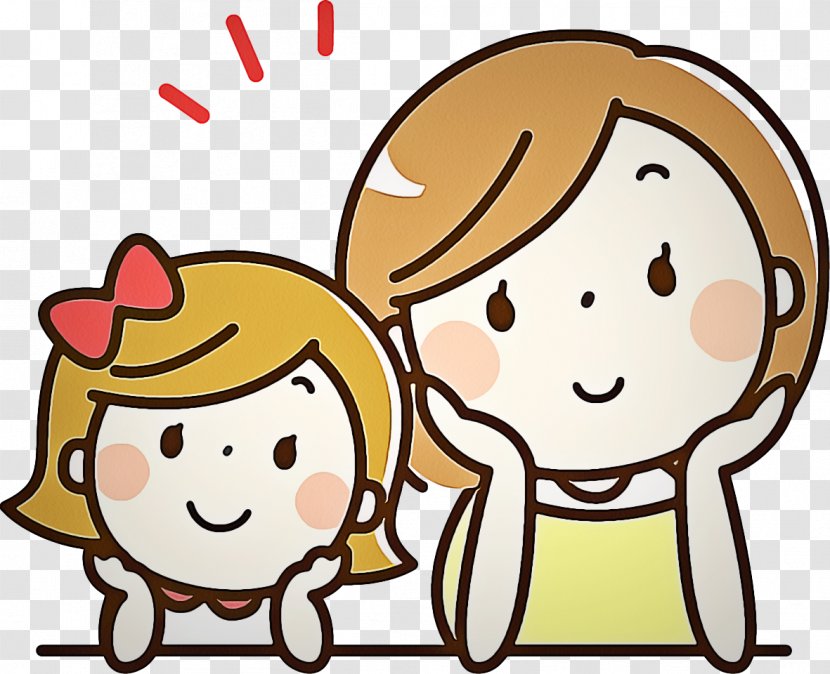 Cartoon Cheek Facial Expression Clip Art Head - Smile - Happy Transparent PNG